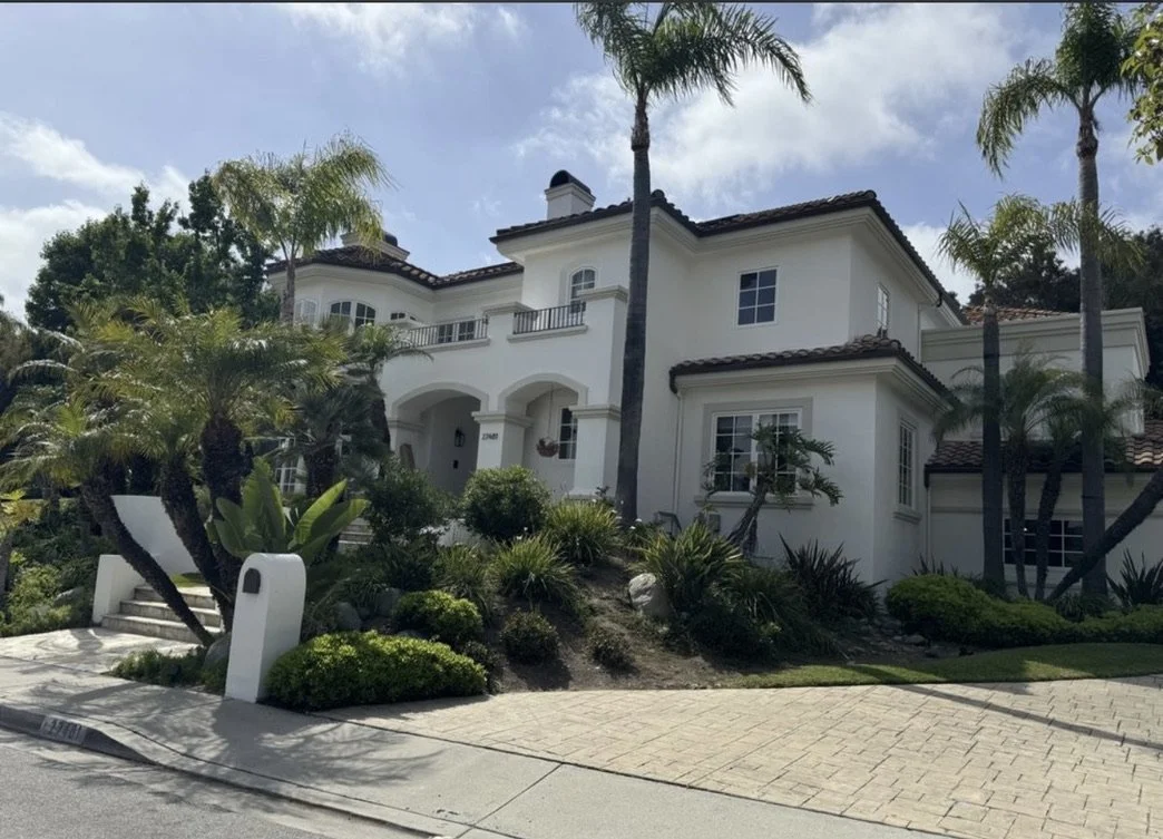 Mediterranean home, exterior repaint