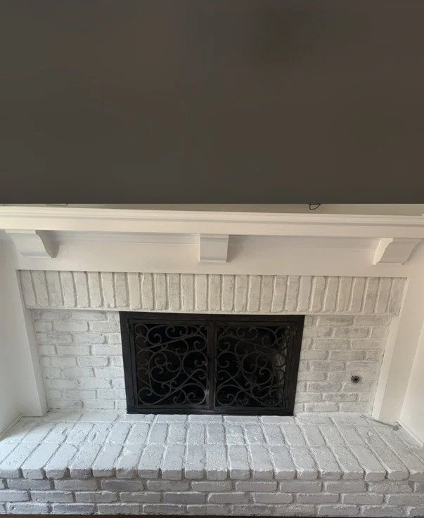 Fireplace repaint