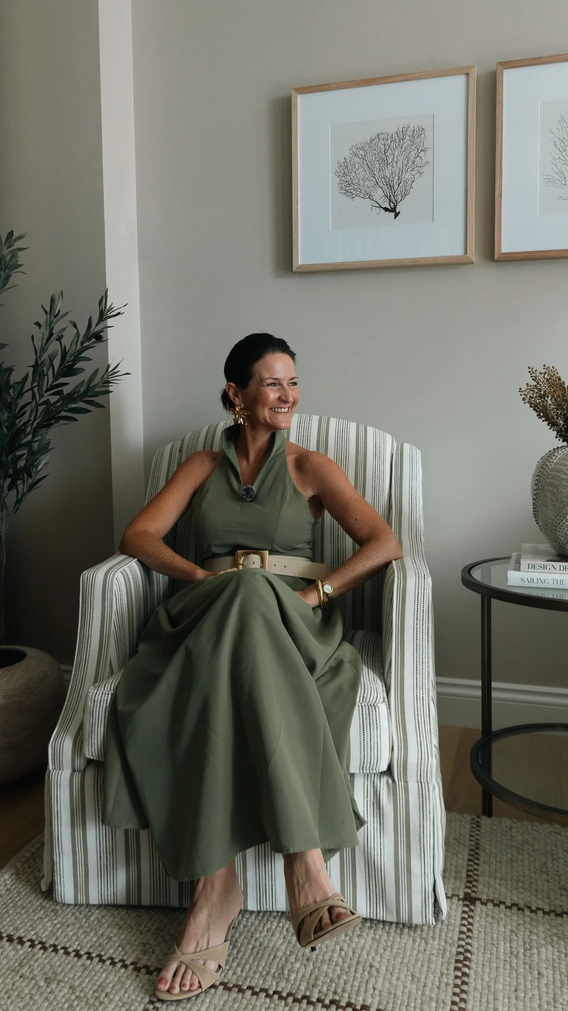 Donna Guyler in a styled interior
