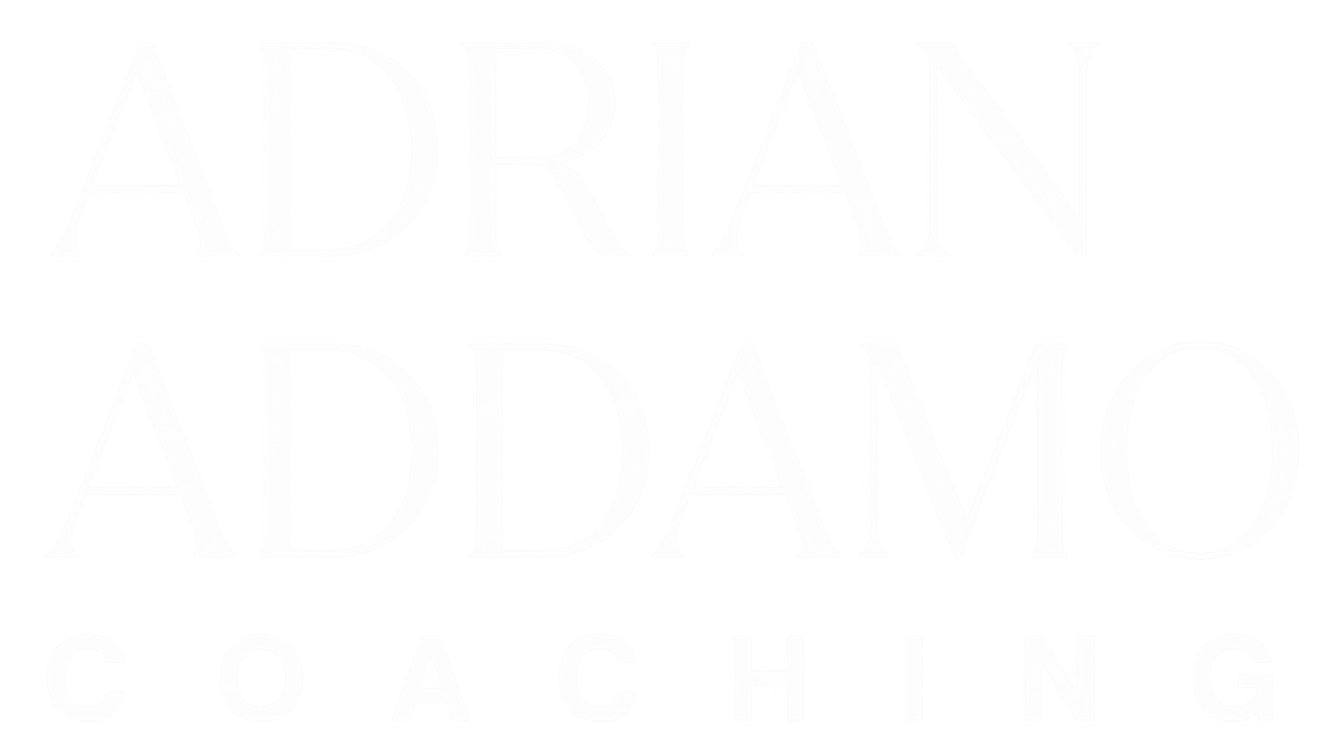 ADRIAN ADDAMO COACHING 
