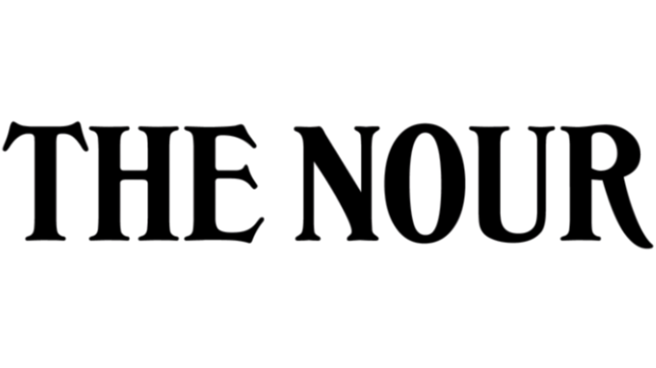 The logo for 'The Nour' featuring a silhouette of a cat sitting on its hind legs on top of the text.