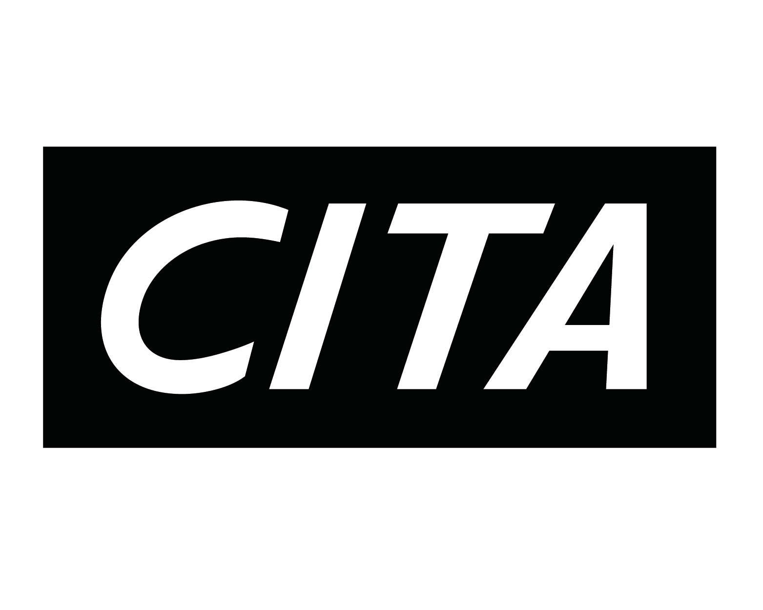 CITIA logo in white letters on a black background.