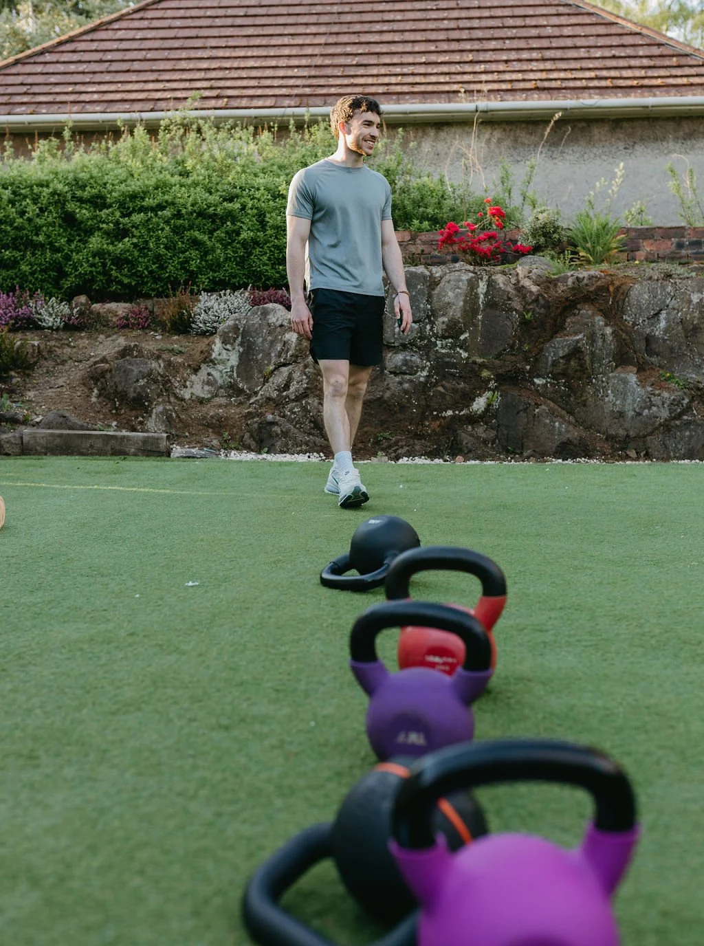 Personal Trainer Peter smiling at Holmes Core Fitness