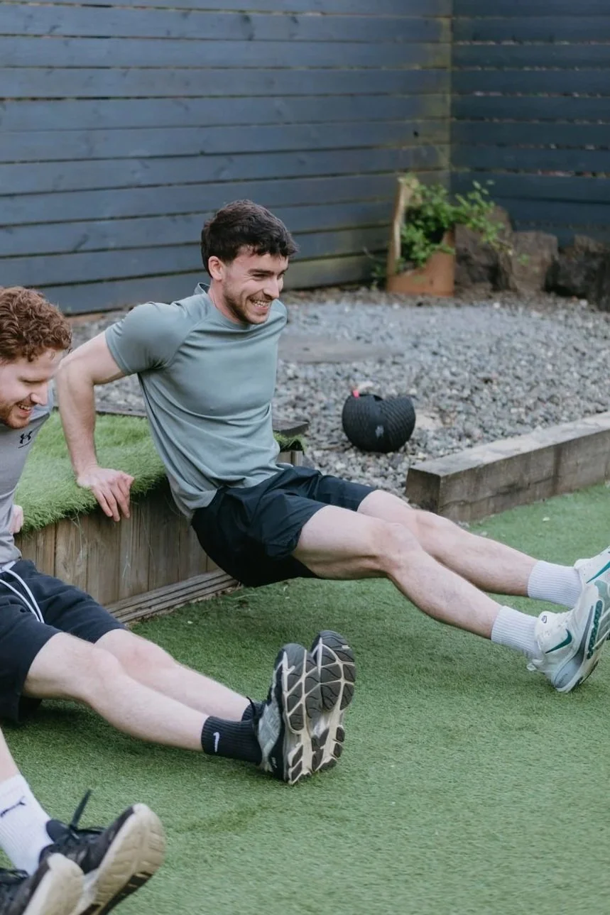 Personal Trainer Peter performing a bootcamp exercise