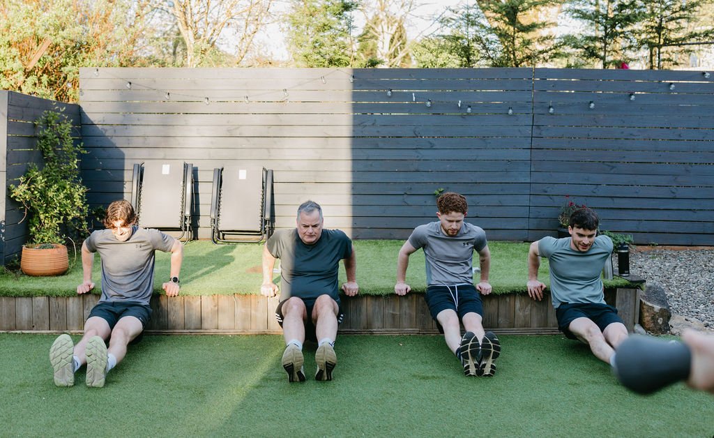 Men enjoying fitness class in Clarkston