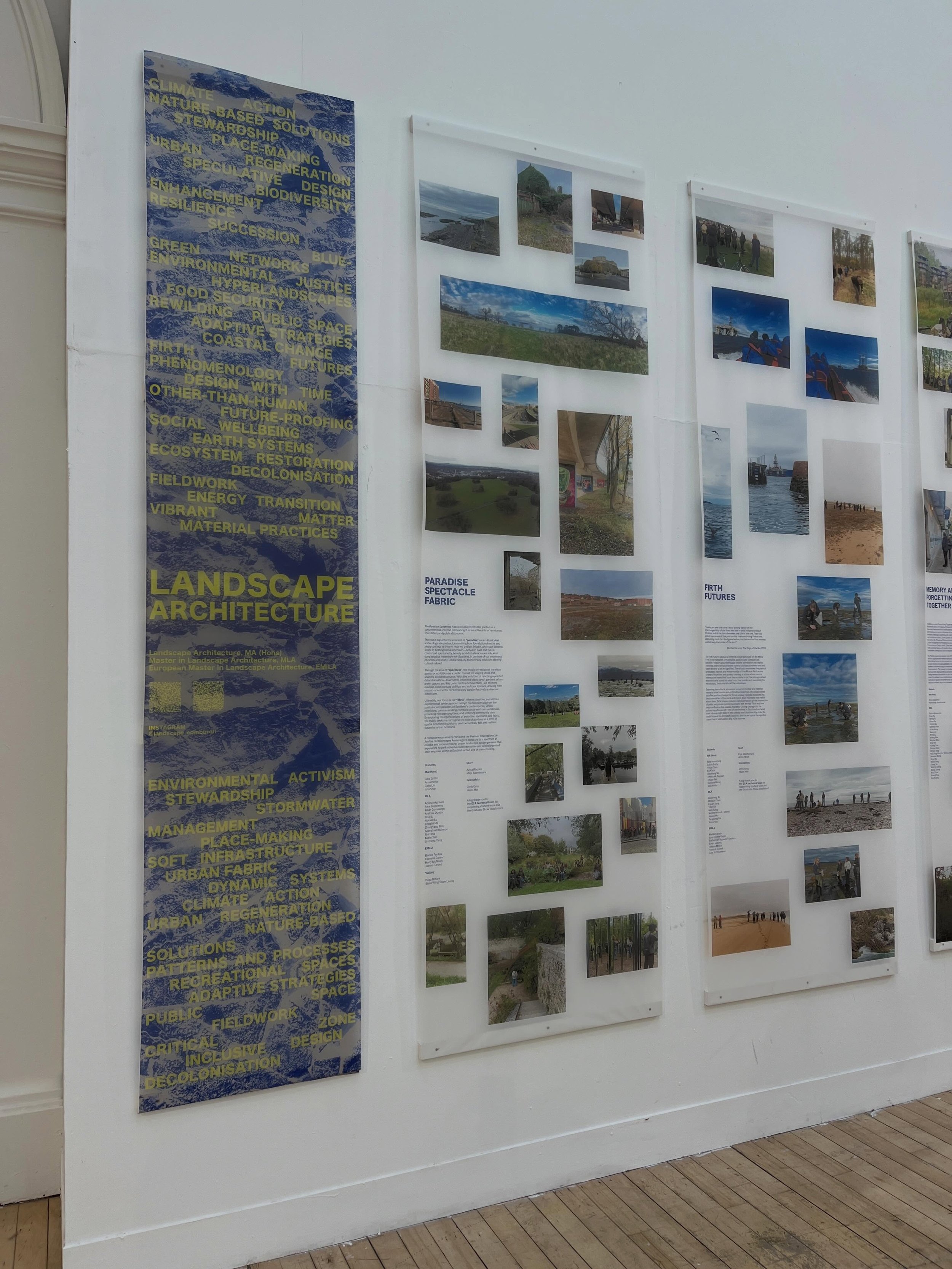 I took lots of inspiration from the @edinburghcollegeofart degree show last week✨ 

Across Landscape Architecture, Architecture and Interior Design there was inspiring and beautiful work engaging with sustainability in so many ways - from eco grief a