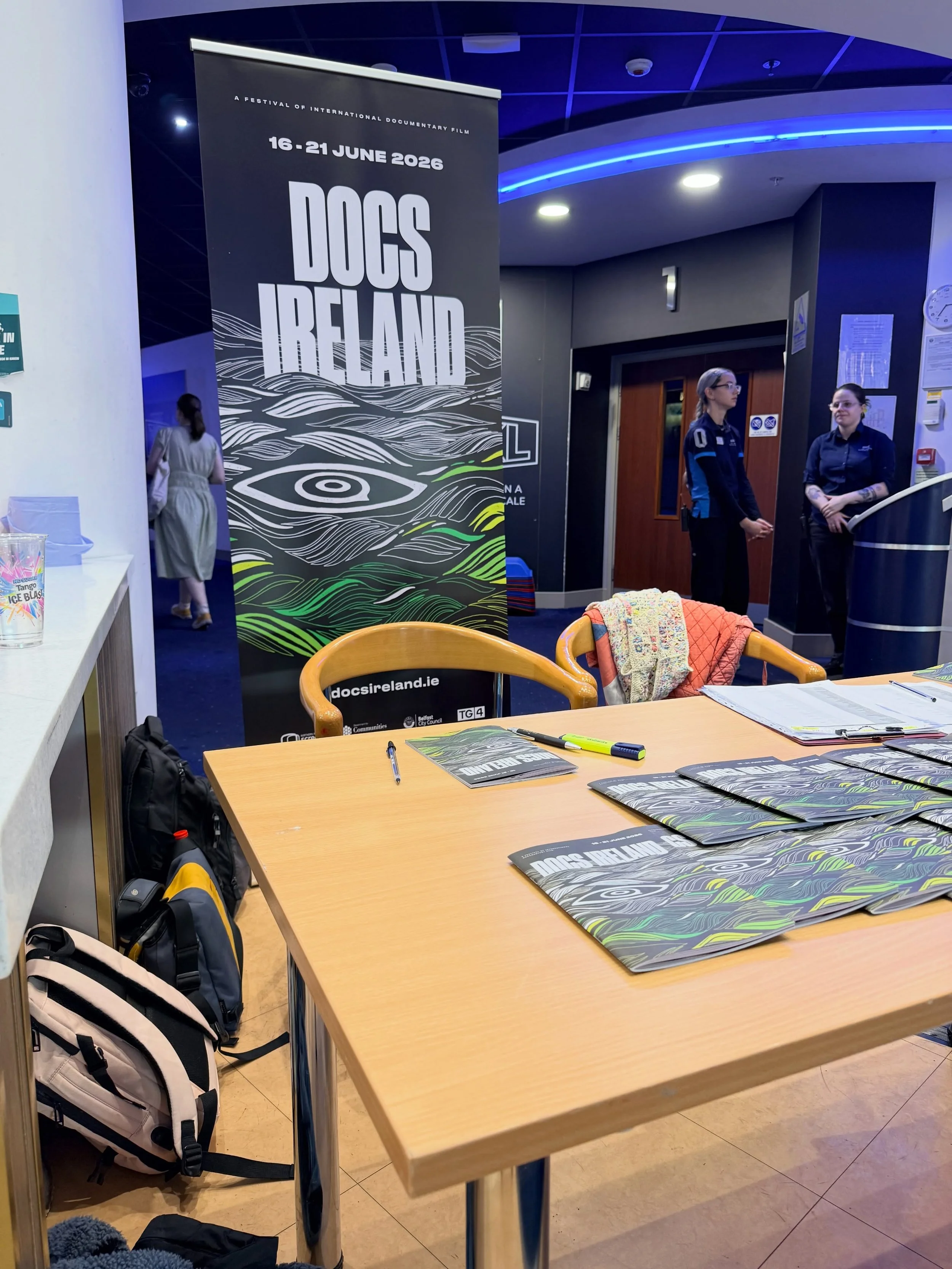 A brilliant few days volunteering @docsireland Ireland. It was great meeting and chatting with so many talented people, and the screenings and industry events were incredibly valuable and inspiring.

#DocsIreland #DocumentaryFilm #FilmFestival #Scree