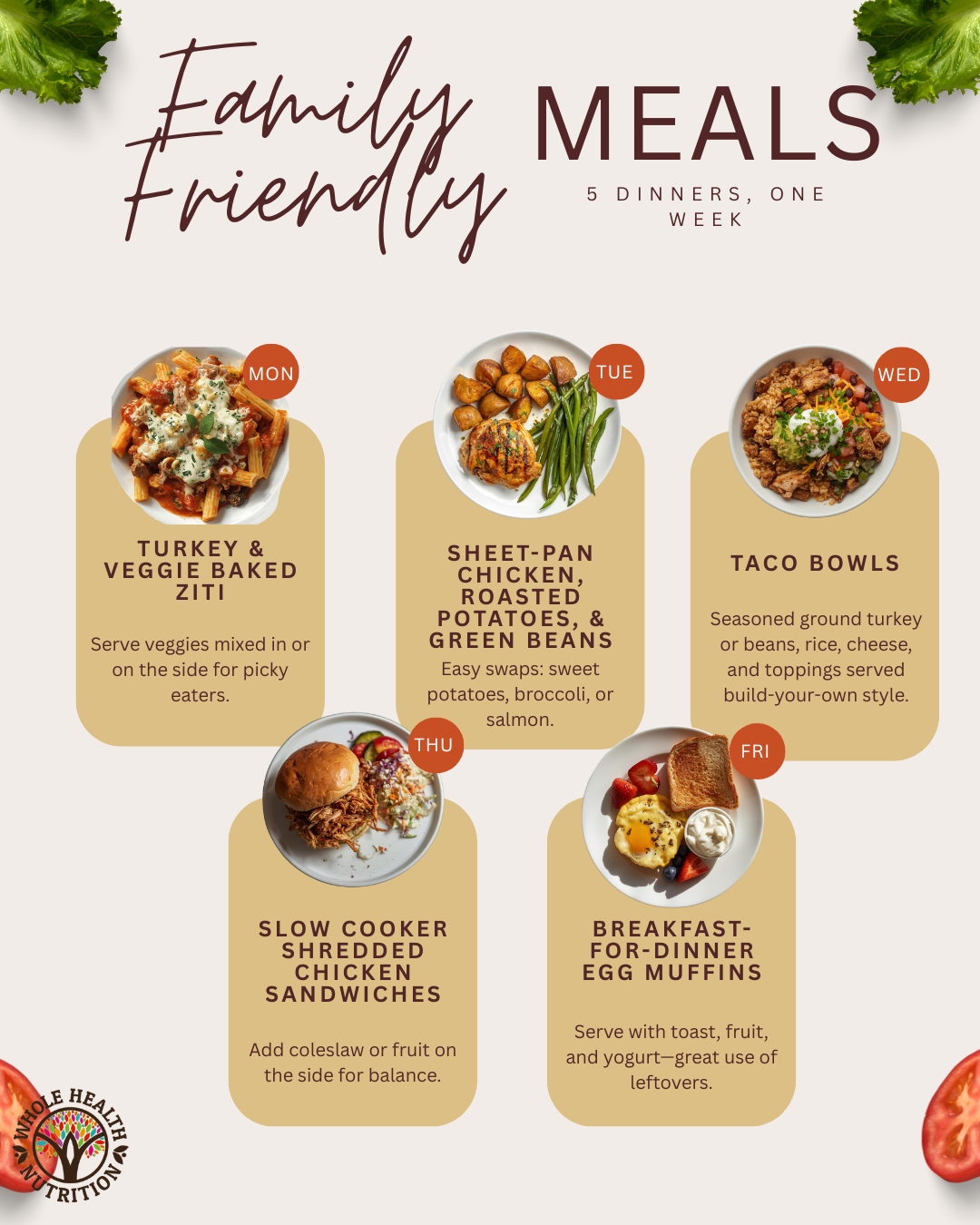 5 Dinners, One Week