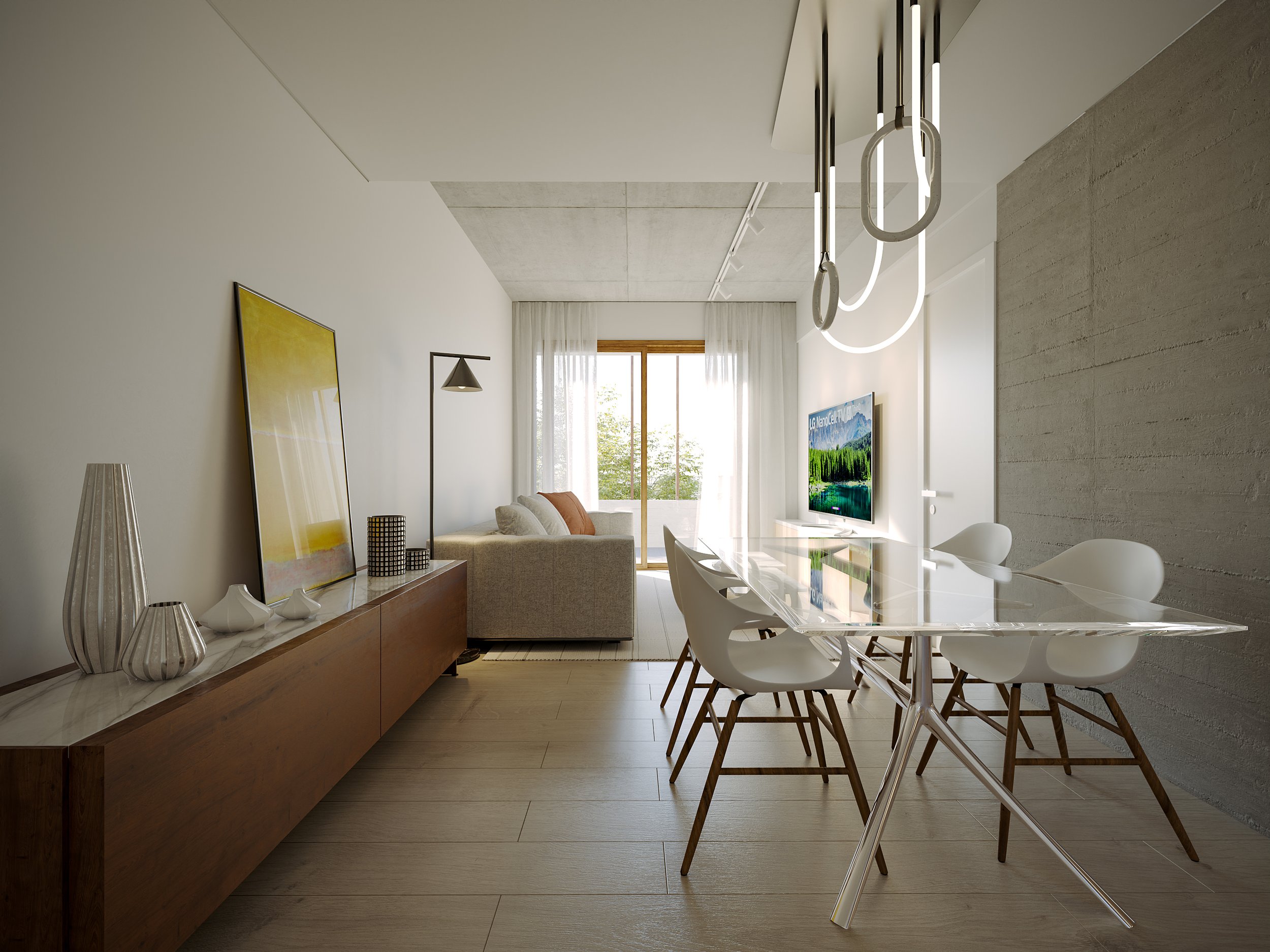 dining + living