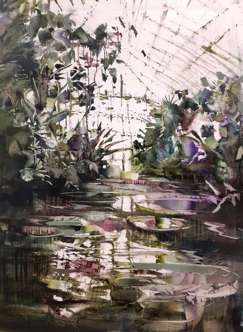 Il giardino sotto vetro, 2020 — 
oil on canvas, 130 × 90 cm