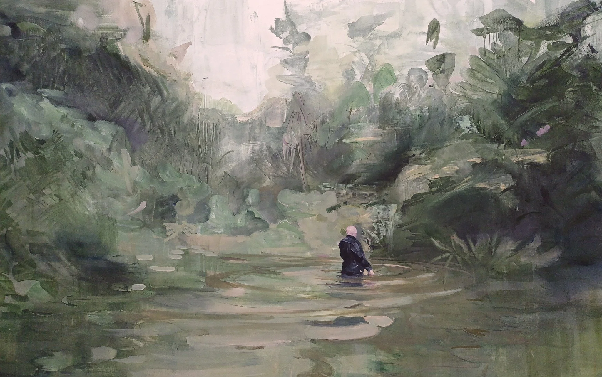 Lost in nature, 2026 — 
oil on canvas, 150 × 190 cm