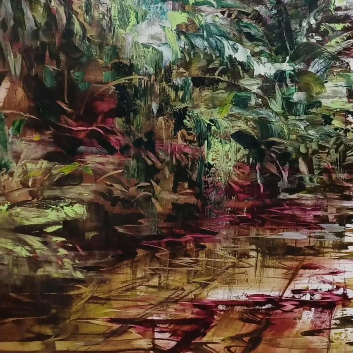 Afterimage, 2026 — 
oil on canvas, 100 × 00 cm