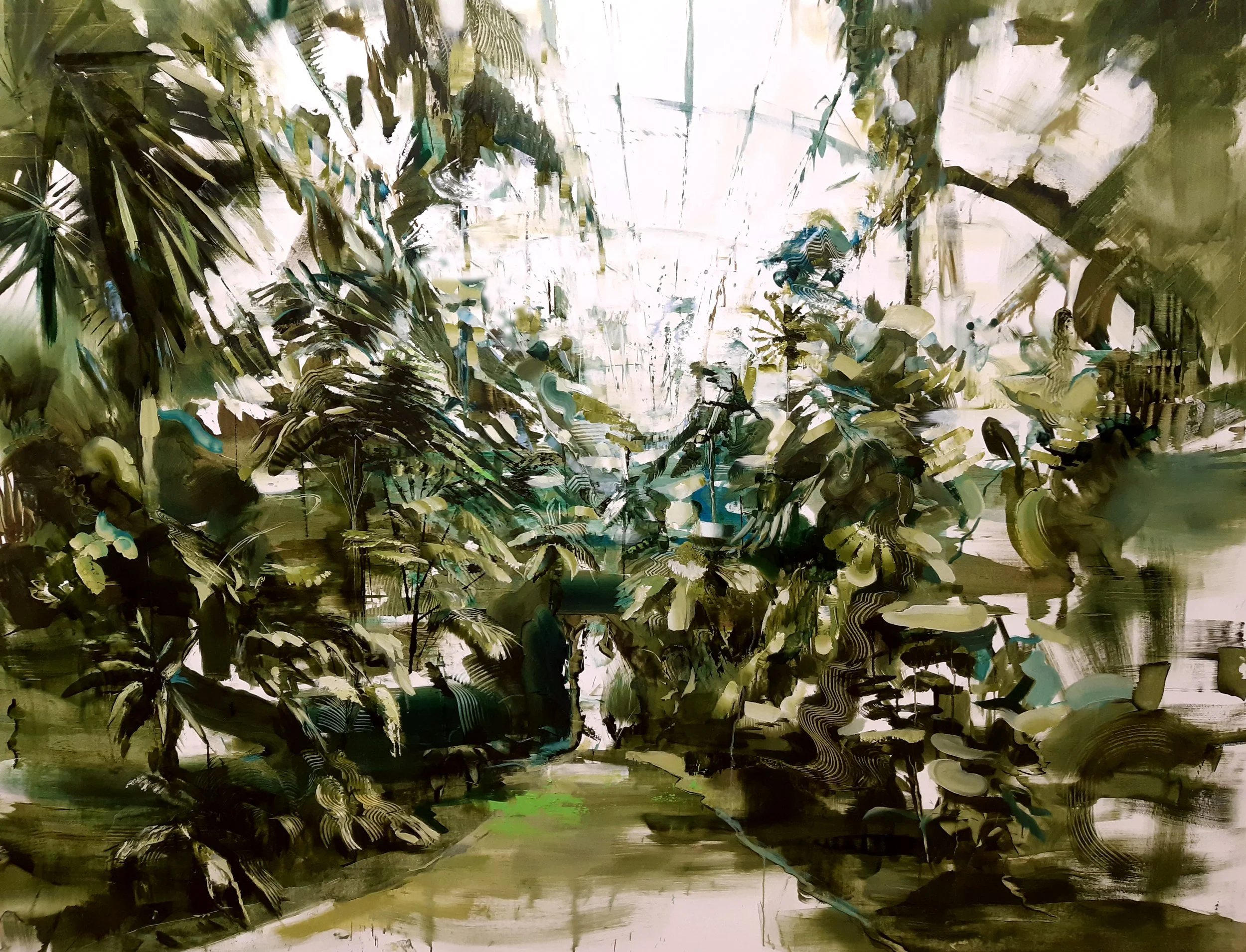 Per grazia ricevuta, 2020 — 
oil on canvas, 150 × 190 cm