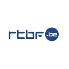 Logo for RTBF.be, et belgisk medieselskap.