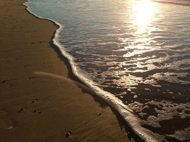   Watching Water , water’s edge, research performance, Portreath Beach, Cornwall, UK, 2008-ongoing 