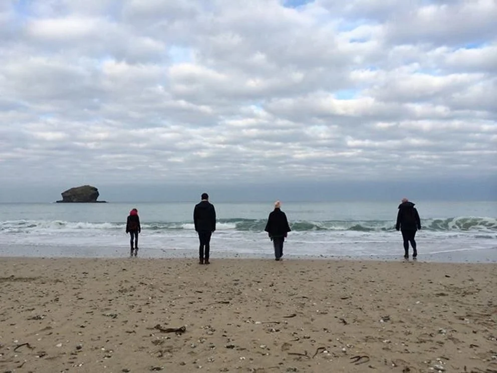   Watching Water  research performance, Portreath Beach, Cornwall, UK, 2008-ongoing 