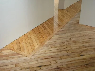  Floor in the Floor, 2007, selectively refinished floor, Bernard Toale Gallery, Boston, MA 