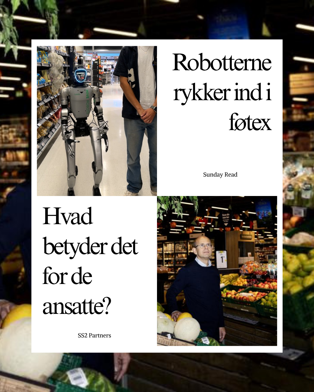 Robotterne rykker ind i Føtex - hvad betyder det for de ansatte?