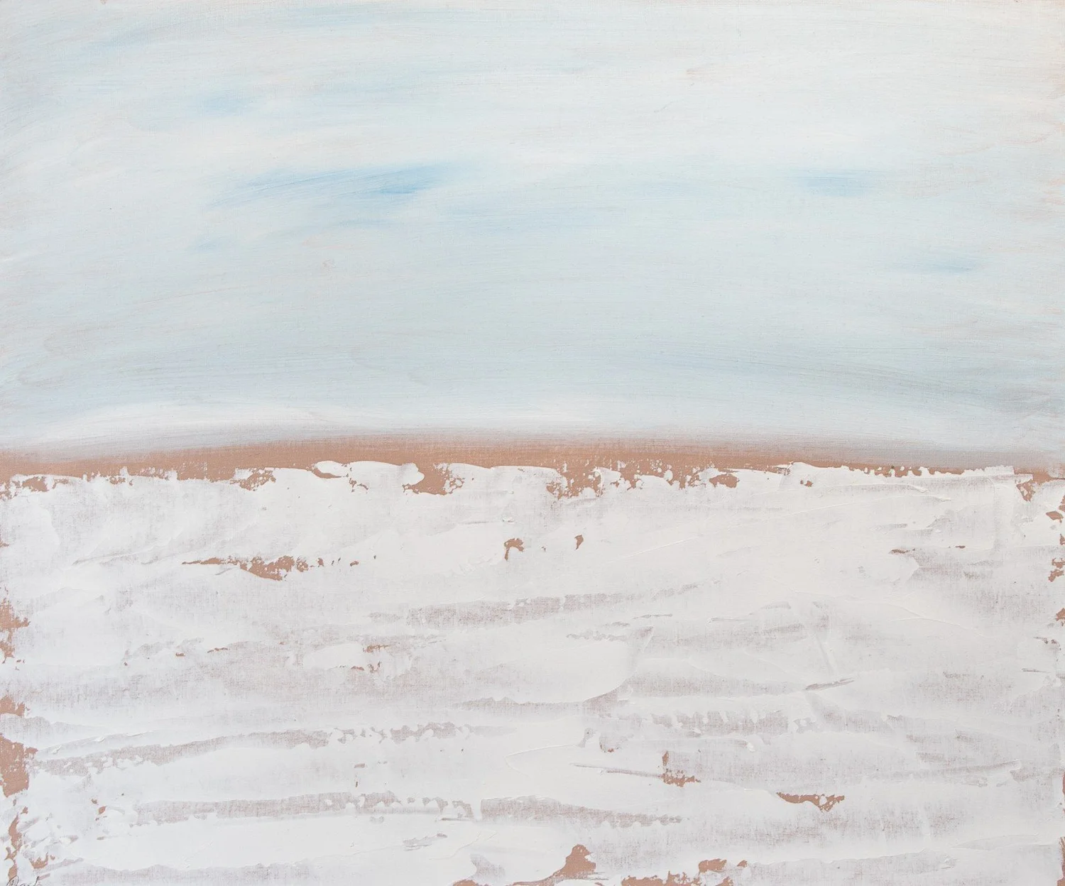 Heat, original coastal painting by Deirdre Burton