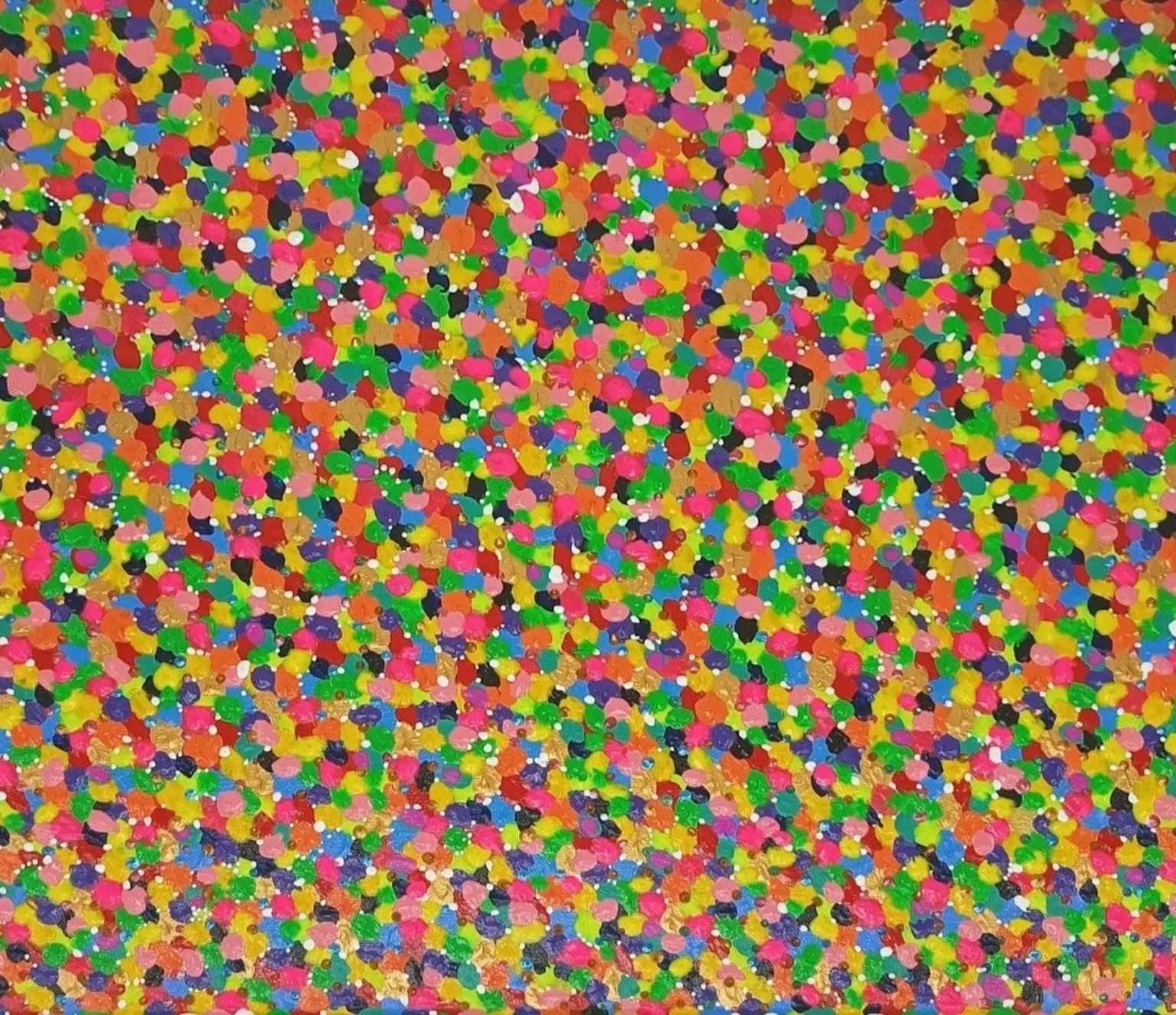 Joy in Colour, abstract painting by Deirdre Burton