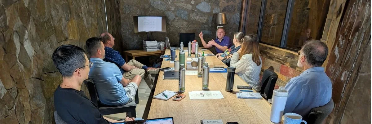 TPS members in a discussion during a masterclass