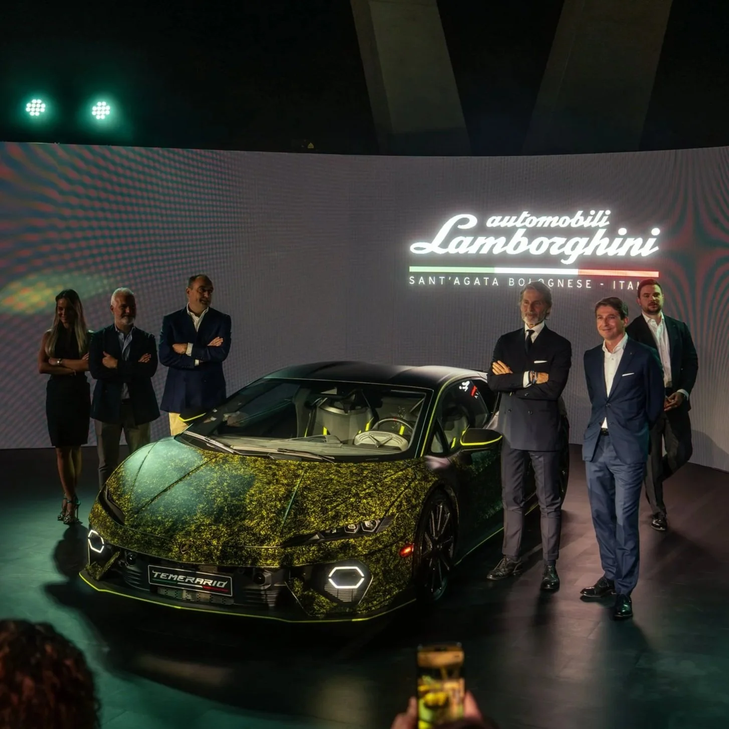 Lamborghini event at 1111 Lincoln Road, Miami Beach
