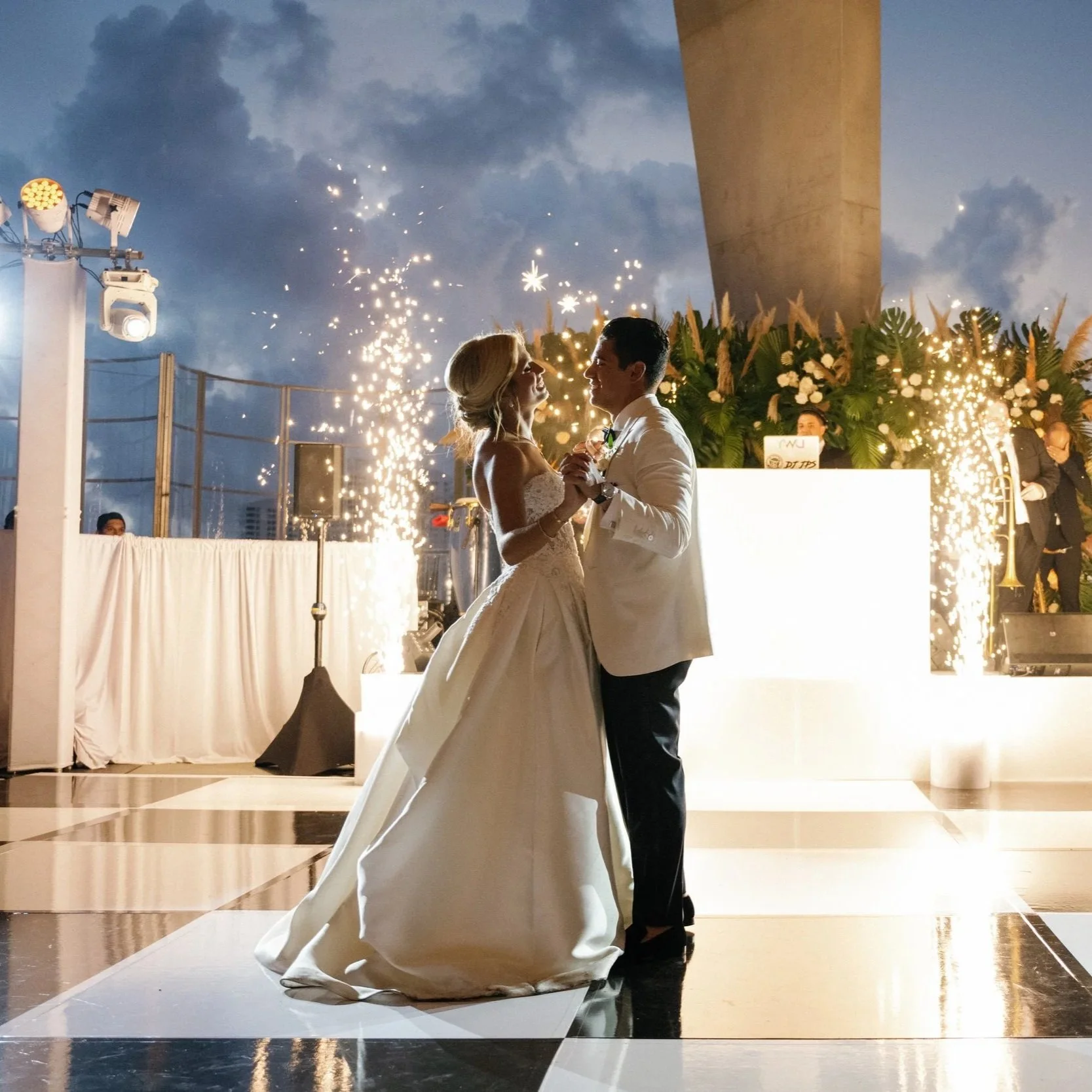 Wedding celebration at 1111 Lincoln Road, Miami Beach
