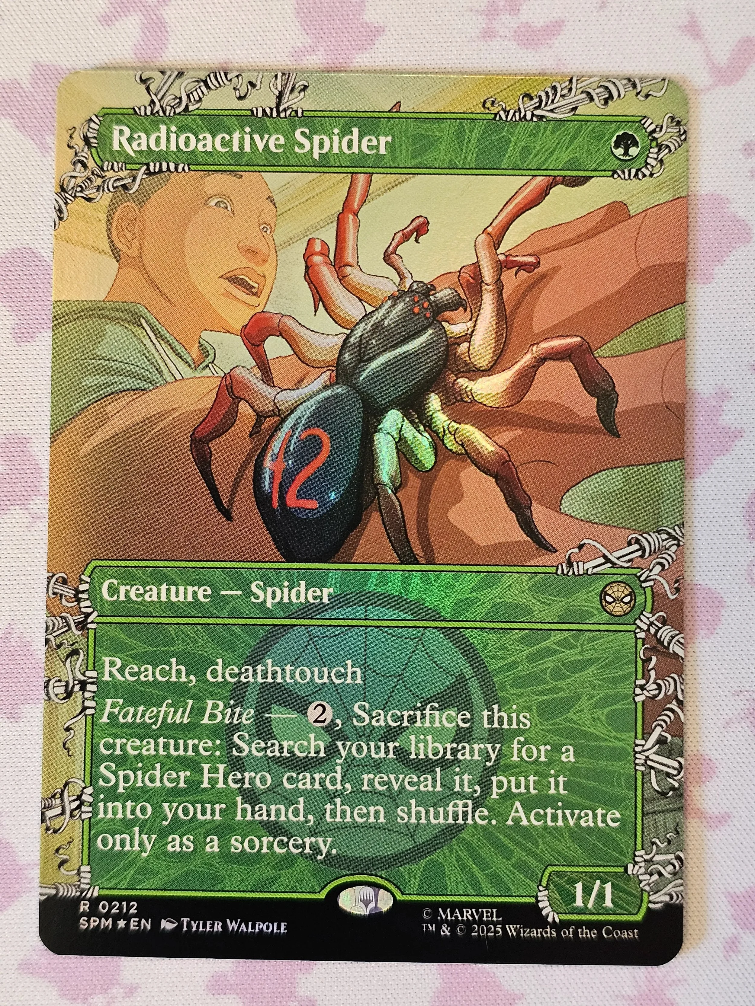 Radioactive Spider #212 - Borderless Foil Magic The Gathering Universes Beyond Spider-Man