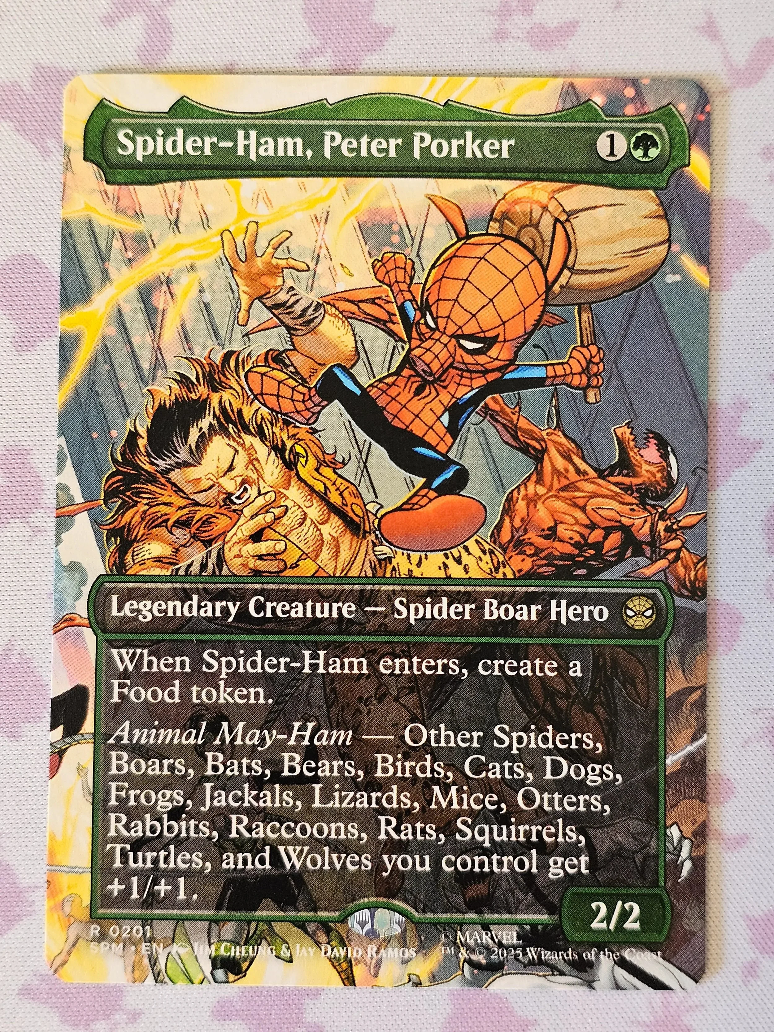 Spider-Ham, Peter Porker #201 - Borderless Magic The Gathering Universes Beyond Spider-Man