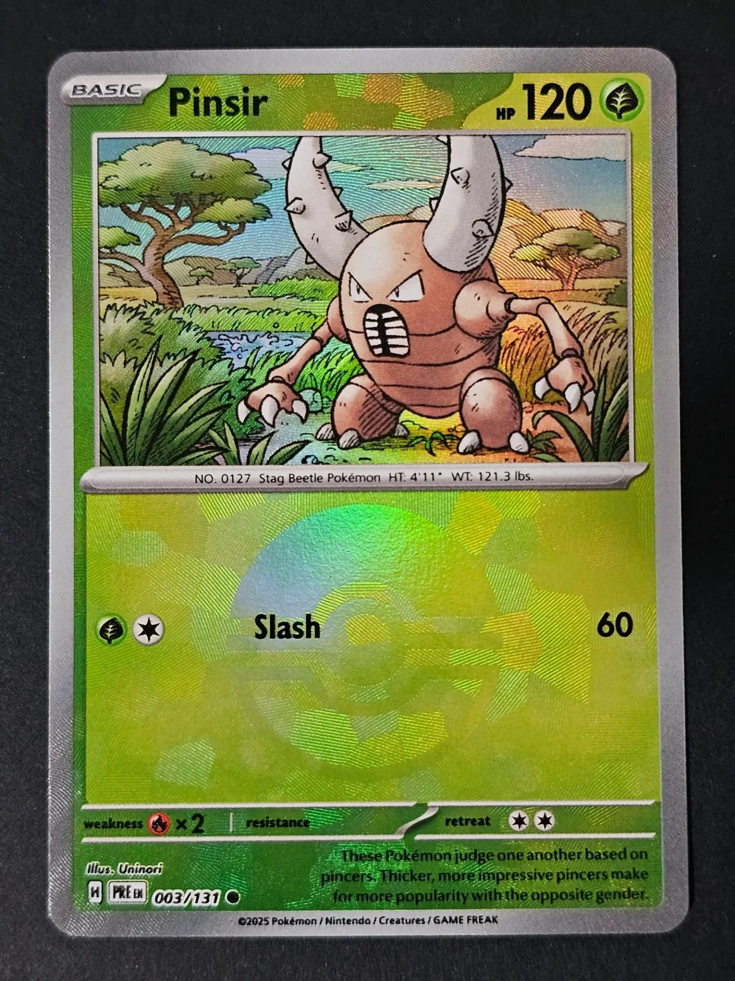 Pinsir 003/131 - Poke Ball Pokemon Prismatic Evolutions
