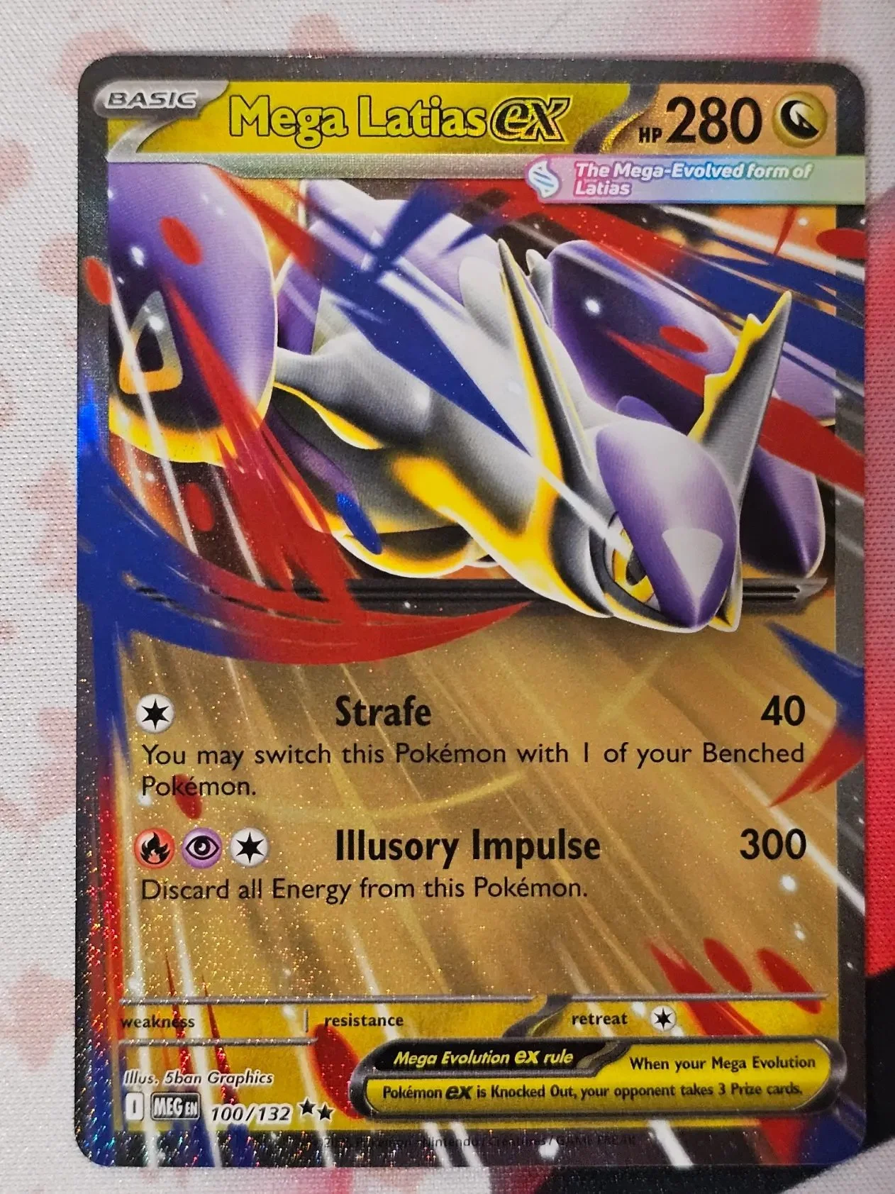 Mega Latias EX 100/132 - Double Rare Pokemon Mega Evolutions