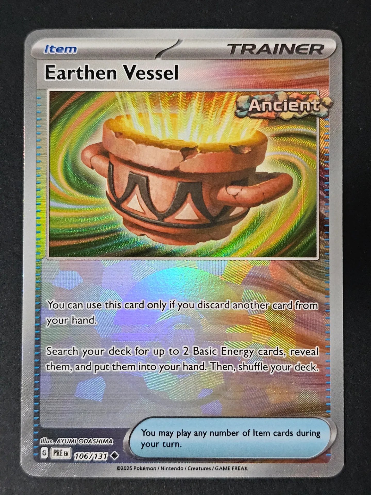 Earthen Vessel 106/131 - Poke Ball Pokemon Prismatic Evolutions