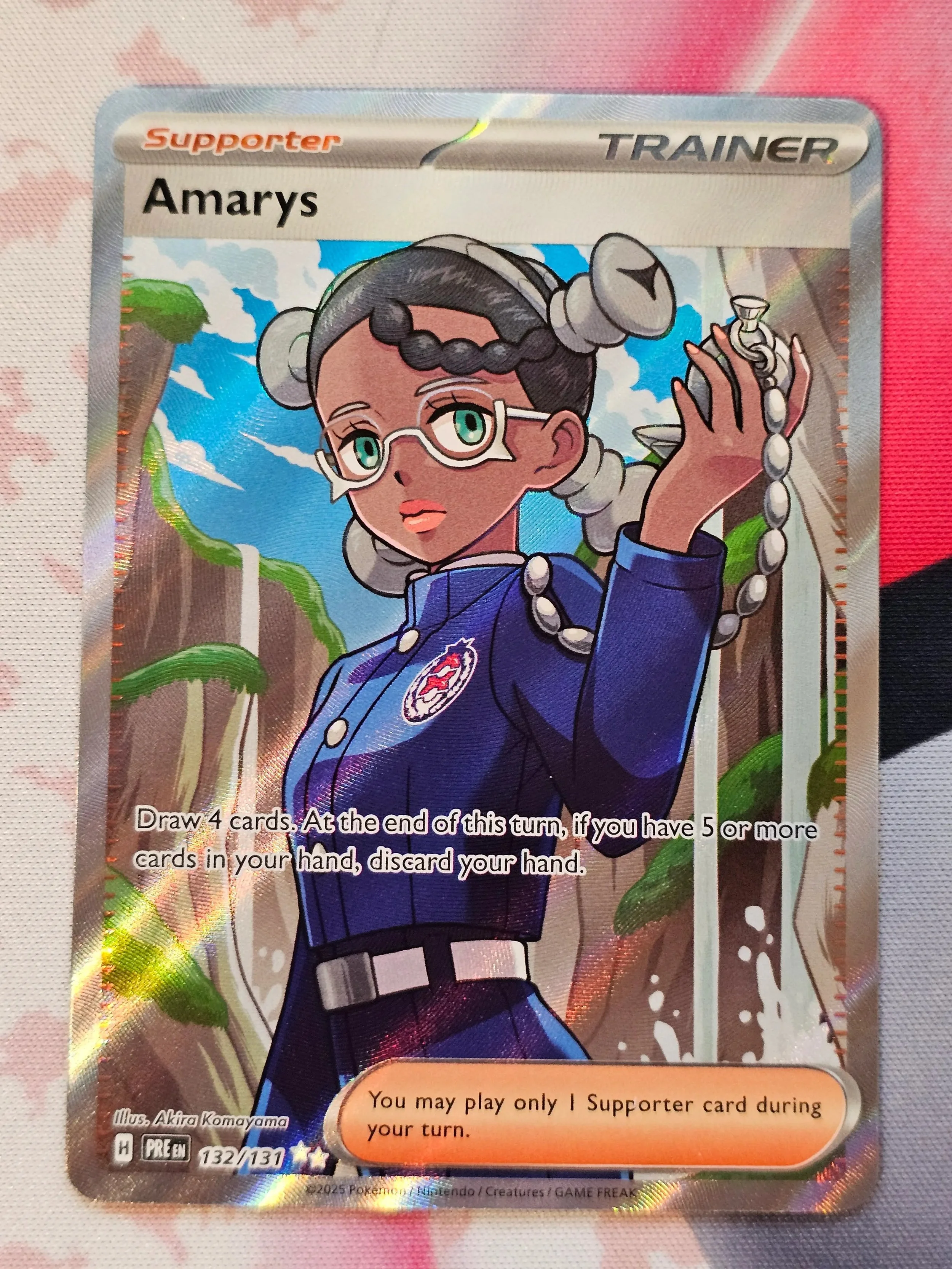 Amarys 132/131 - Ultra Rare Pokemon Prismatic Evolutions