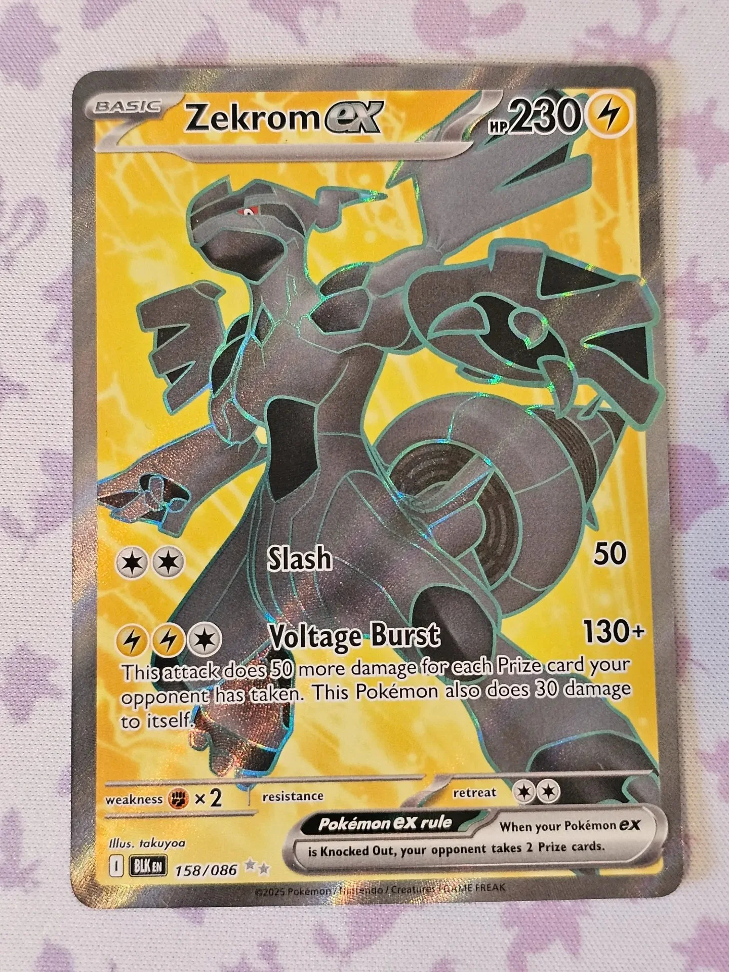 Zekrom 158/086 - Ultra Rare Pokemon Black Bolt