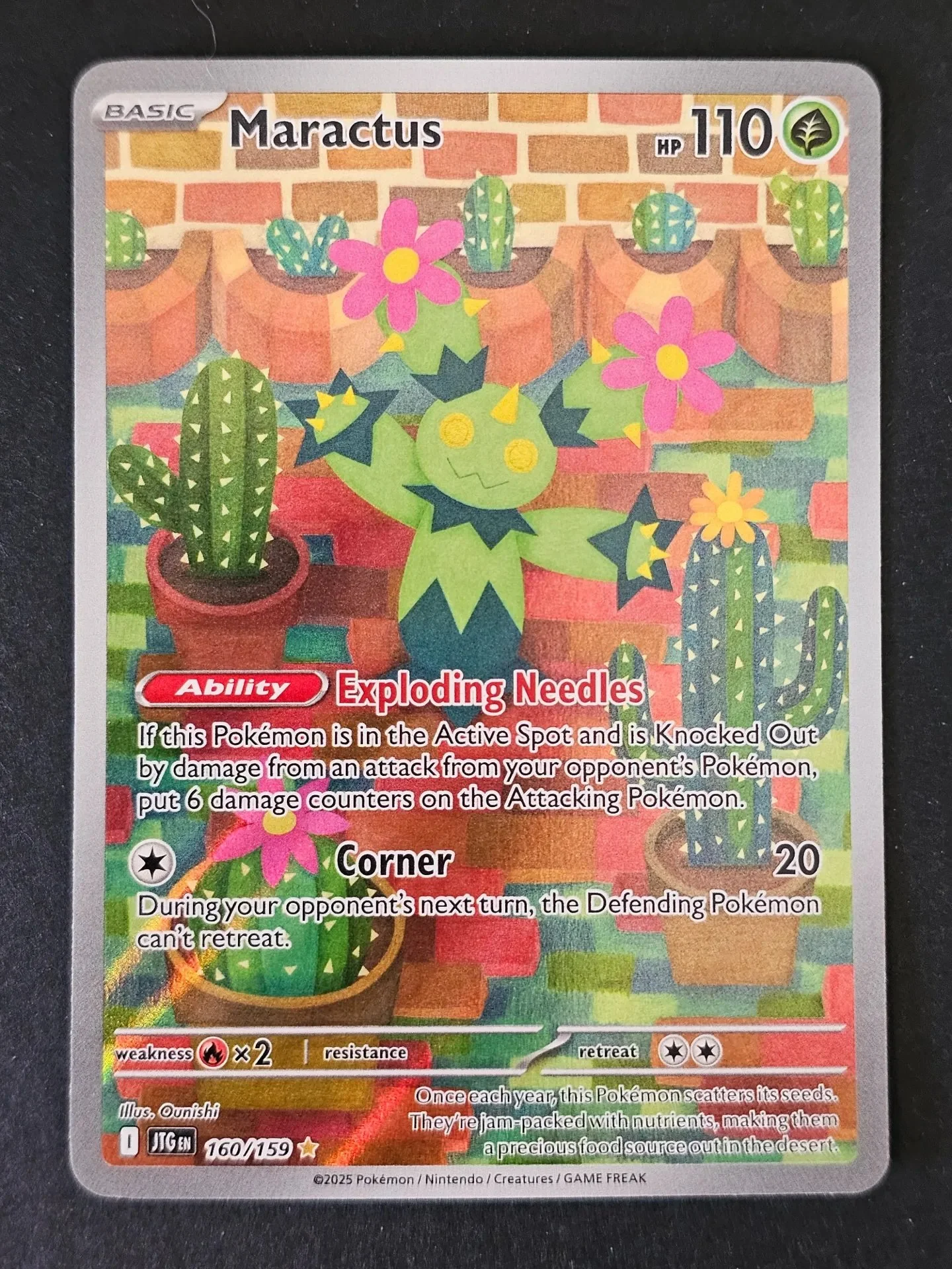 Maractus 160/159 - Illustration Rare Pokemon Journey Together