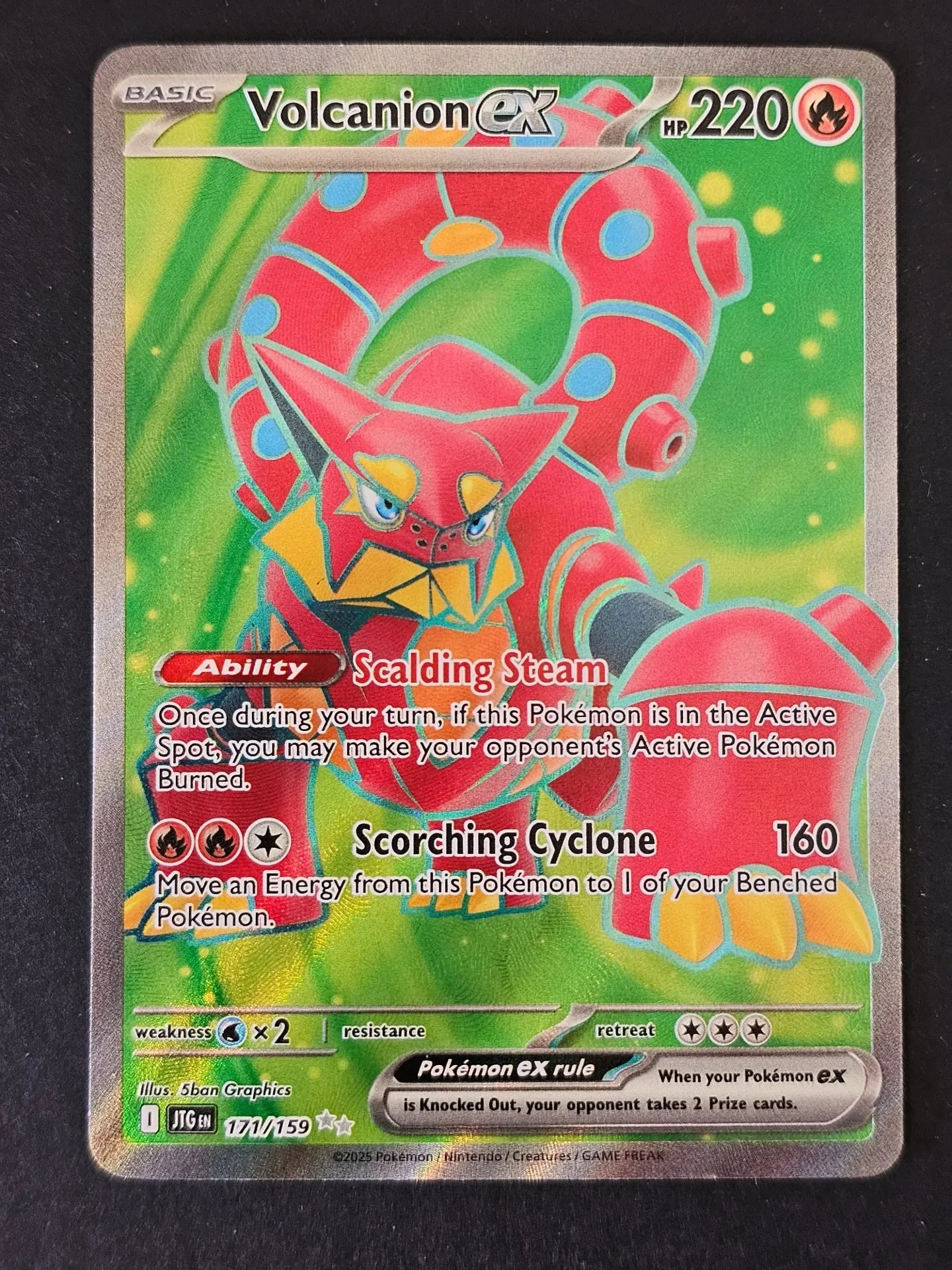 Volcanion EX 171/159 - Ultra Rare Pokemon Journey Together