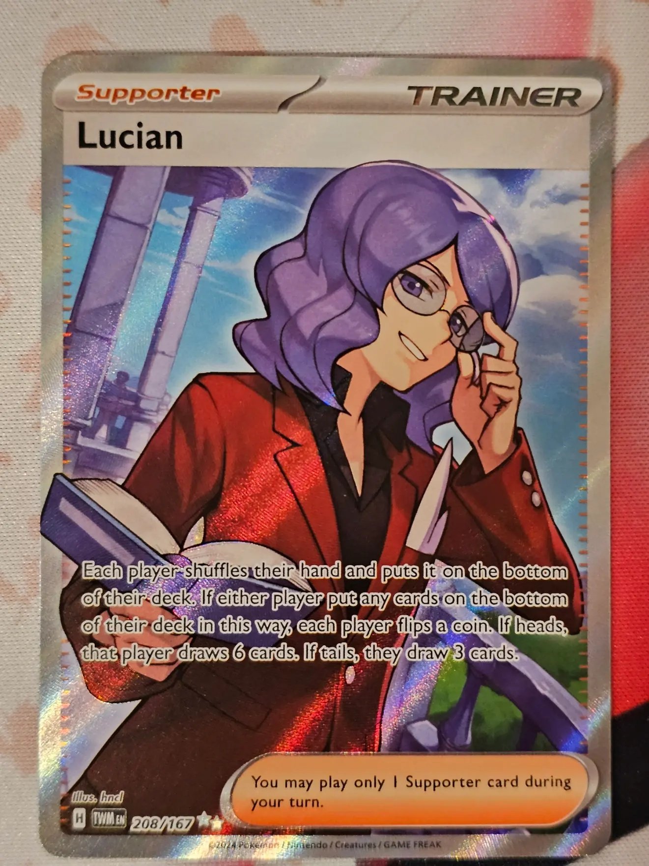 Lucian 208/167 - Ultra Rare Pokemon Twilight Masquerade