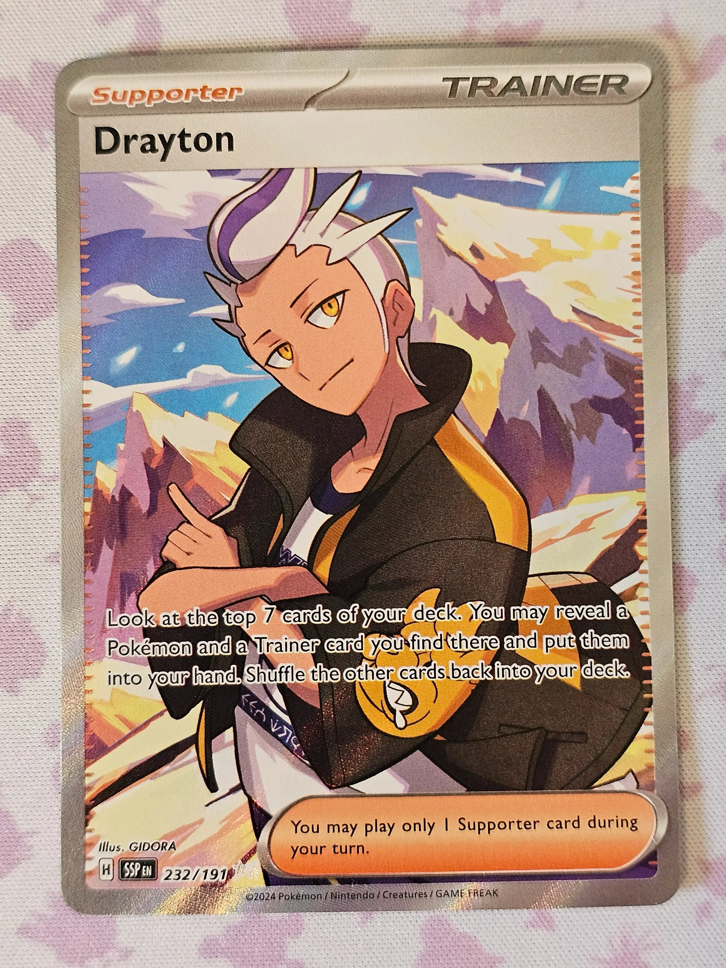 Drayton 232/191 - Ultra Rare Pokemon Surging Sparks