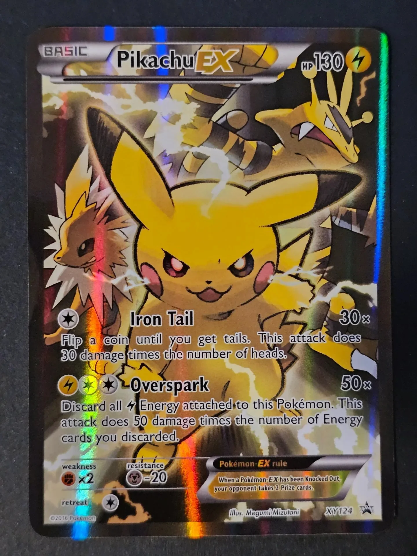 Pikachu EX XY124 - Pokemon Black Star Promo (MP)