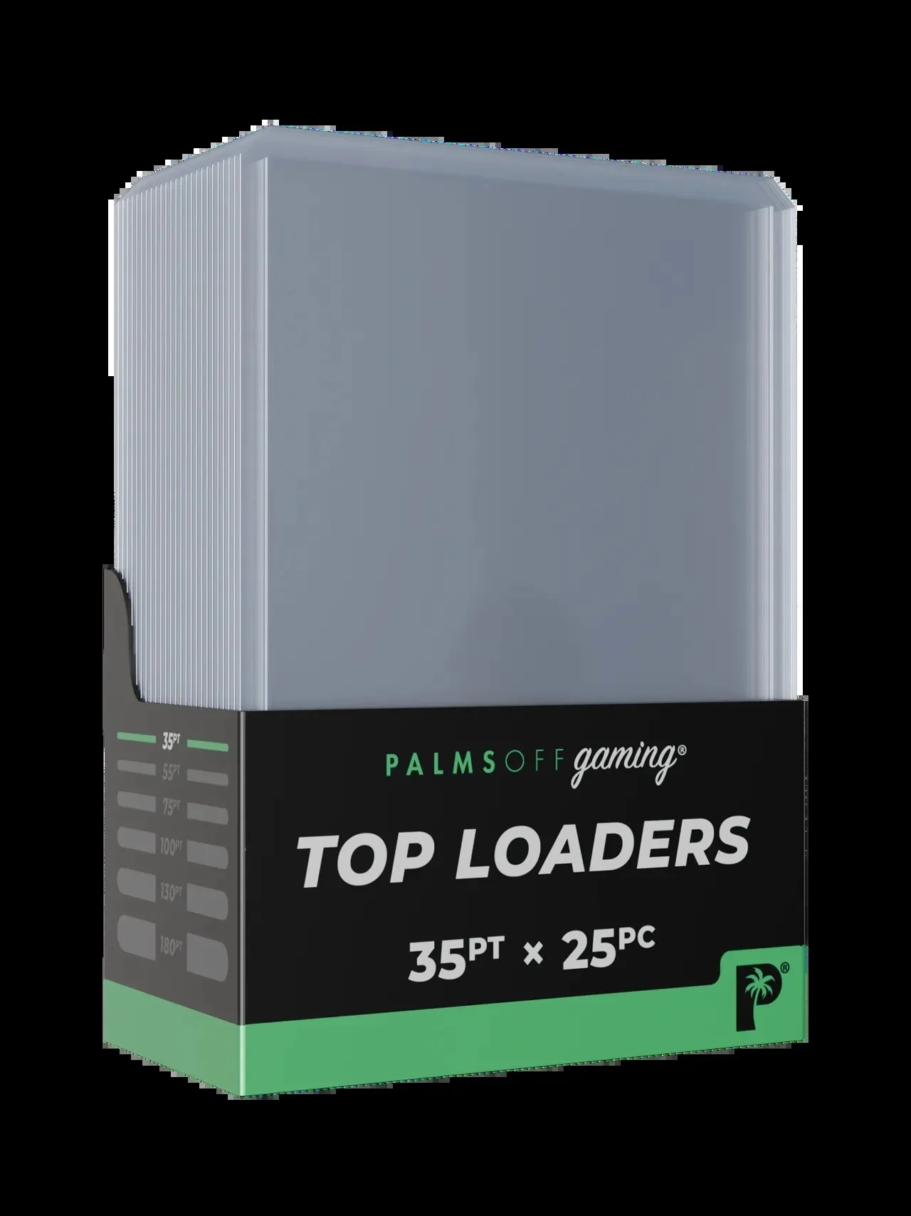 Palms Off Gaming - 35pt Top Loaders - 25pc
