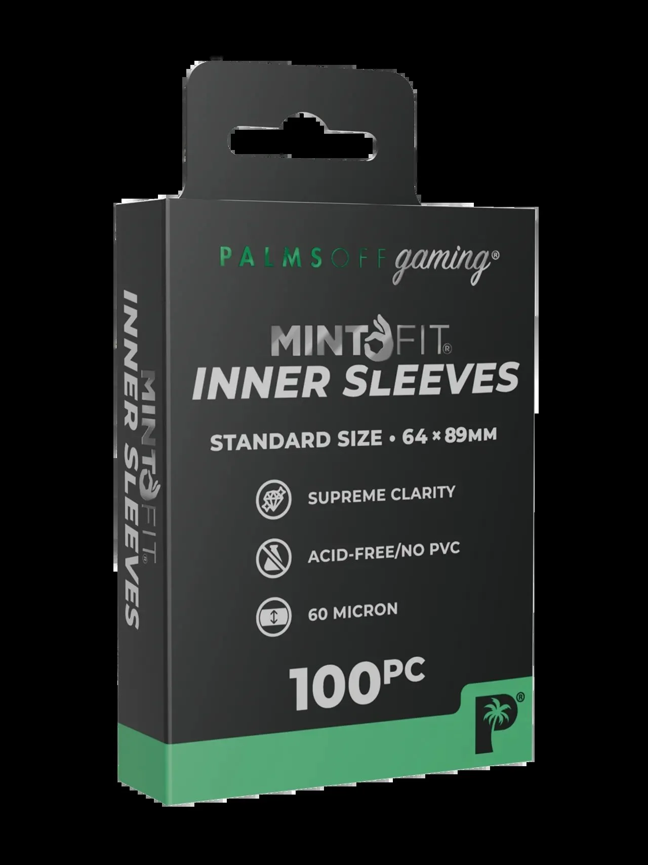 Palms Off Gaming - MintFit Inner Sleeves - Standard Size - 100pc