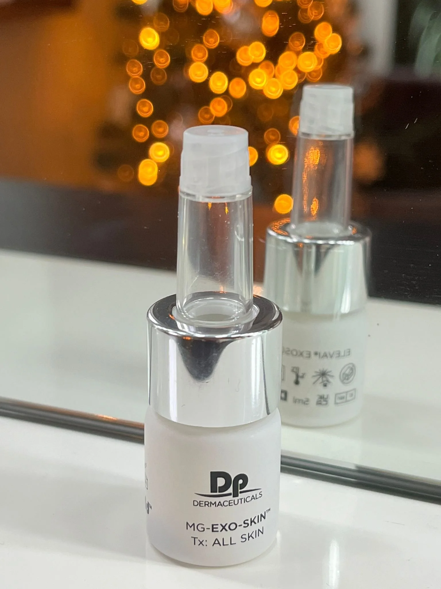 A potent exosome-rich serum is applied to the treatment area prior to needling