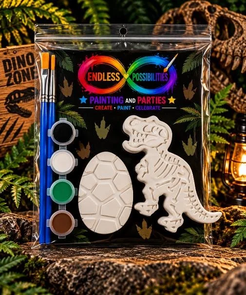 T-Rex In Technicolor Kit (Large Pieces)