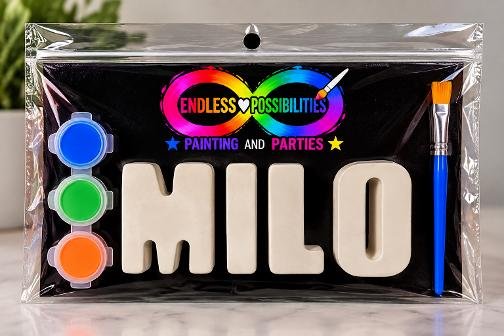 Paint Your Own Name Kit (Five Letters and Under)