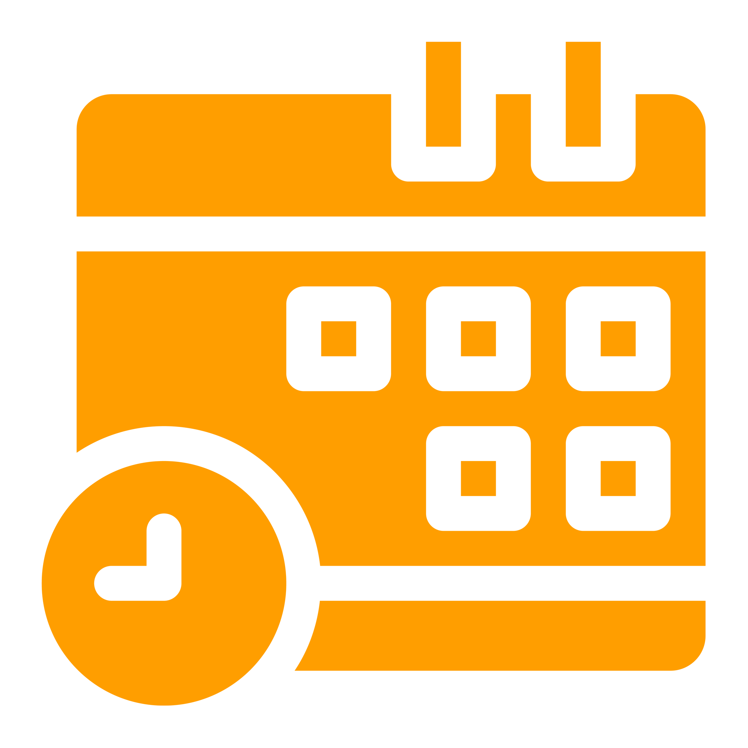 Illustration eines orangefarbenen Baustellenwagens mit schwarzen Rädern