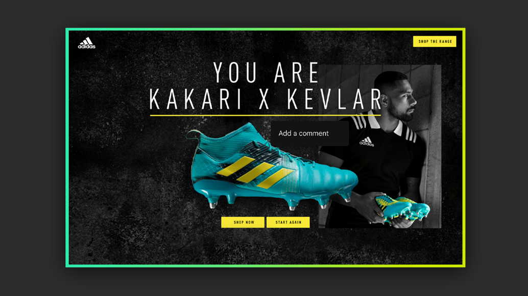 Adidas Dual Instinct - Interactive Microsite