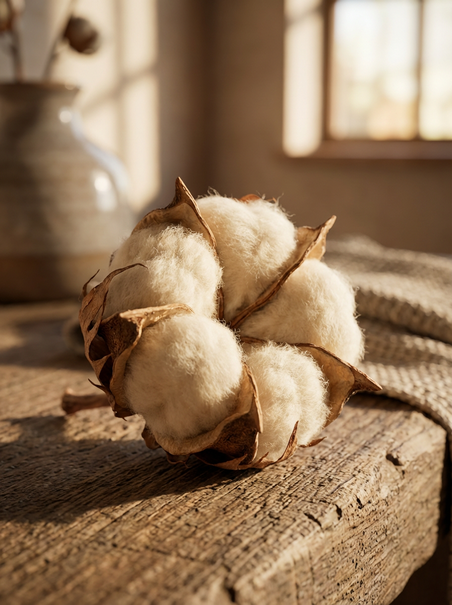 Cotton Flower Stem