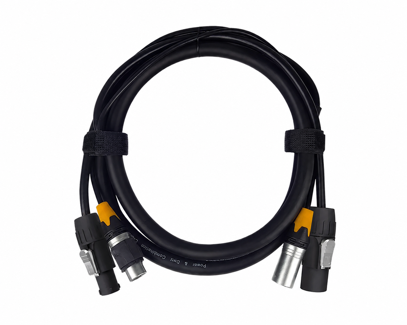 3 Ft. powerCON TRUE1® Compatible + 3-Pin DMX Combo Cable