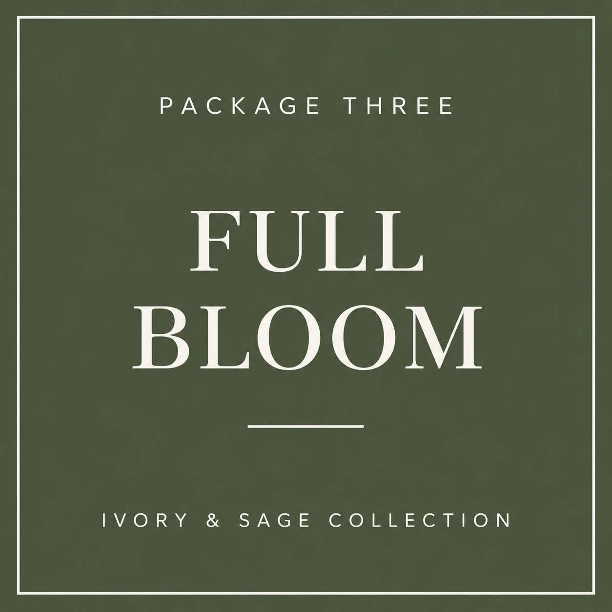 The Full Bloom