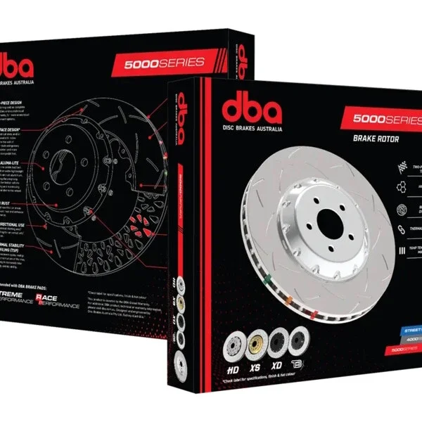 Discos de freno delanteros DBA T3 para Toyota Yaris GR
